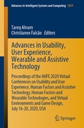 Cover: Advances in Usability, User Experience, Wearable and Assistive Technology - Springer