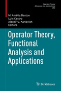 Cover: Operator Theory, Functional Analysis and Applications - Birkh&auml;user