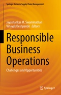 Cover: Responsible Business Operations - Springer