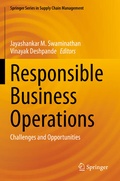 Cover: Responsible Business Operations - Springer