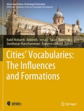 Cover: Cities' Vocabularies: The Influences and Formations - Springer
