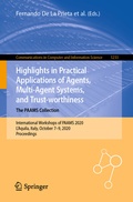 Cover: Highlights in Practical Applications of Agents, Multi-Agent Systems, and Trust-worthiness. The PAAMS Collection - Springer
