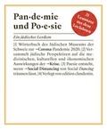Cover: Pandemie und Poesie - edition clandestin