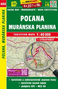 Abbildung von: Polana, Muránska planina / Polana, Muraner Plateau (Wander - Radkarte 1:40.000) - SHOCart