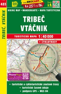 Abbildung von: Tribec, Vtácnik / Tribetzgebirge, Vogelgebirge (Wander - Radkarte 1:40.000) - SHOCart