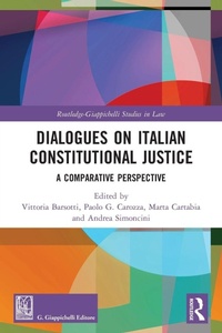 Enlarge image Cover: Dialogues on Italian Constitutional Justice - Routledge