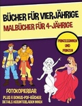 Cover: Buecher fuer Vierjaehrige (Malbuecher fuer 4-Jaehrige) - Prinzessinnen und Prinzen - CBT Books