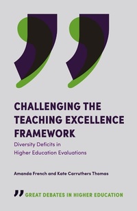 Enlarge image Cover: Challenging the Teaching Excellence Framework - Emerald Publishing Limited