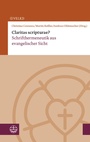 Cover: Claritas scripturae? - Evangelische Verlagsanstalt