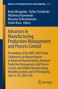 Cover: Advances in Manufacturing, Production Management and Process Control - Springer