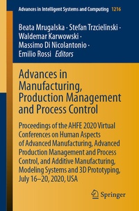Abbildung von: Advances in Manufacturing, Production Management and Process Control - Springer