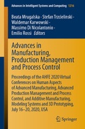 Cover: Advances in Manufacturing, Production Management and Process Control - Springer