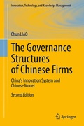 Cover: The Governance Structures of Chinese Firms - Springer