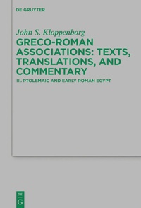 Abbildung von: Ptolemaic and Early Roman Egypt - De Gruyter