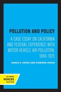 Cover: Pollution and Policy - University of California Press