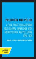 Cover: Pollution and Policy - University of California Press