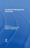 Cover: Hospitality Management Education - Routledge