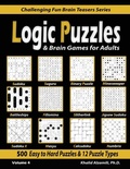Cover: Logic Puzzles & Brain Games for Adults - Dr. Khalid Alzamili Pub