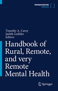 Cover: Handbook of Rural, Remote, and very Remote Mental Health - Springer
