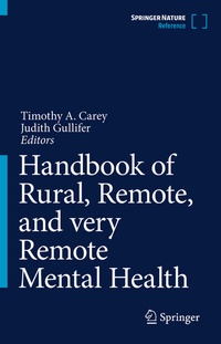 Enlarge image Cover: Handbook of Rural, Remote, and very Remote Mental Health - Springer