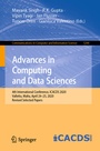 Cover: Advances in Computing and Data Sciences - Springer