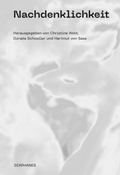 Cover: Nachdenklichkeit - Diaphanes