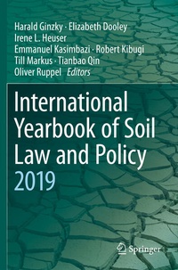 Abbildung von: International Yearbook of Soil Law and Policy 2019 - Springer