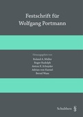 Cover: Festschrift f&uuml;r Wolfgang Portmann - Schulthess Juristische Medien