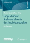 Cover: Fortgeschrittene Analyseverfahren in den Sozialwissenschaften - Springer VS