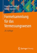 Cover: Formelsammlung f&uuml;r das Vermessungswesen - Springer Vieweg