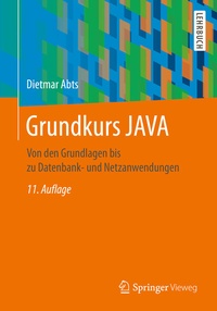 Abbildung von: Grundkurs JAVA - Springer Vieweg