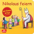 Cover: Nikolaus feiern mit Emma und Paul. Mini-Bilderbuch. - Don Bosco Medien