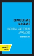 Cover: Chaucer and Langland - University of California Press