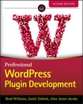 Cover: Professional WordPress Plugin Development - Wiley-Scrivener