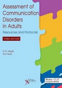 Enlarge image Cover: Assessment of Communication Disorders in Adults - Plural Publishing Inc