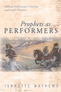 Cover: Prophets as Performers - Wipf and Stock Publishers