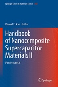Cover: Handbook of Nanocomposite Supercapacitor Materials II - Springer