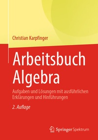 Abbildung von: Arbeitsbuch Algebra - Springer Spektrum