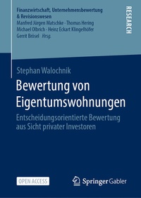 Abbildung von: Bewertung von Eigentumswohnungen - Springer Gabler