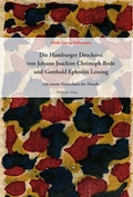 Cover: Die Hamburger Druckerei von Johann Joachim Christoph Bode (1767-1778) und Gotthold Ephraim Lessing (1767-1769) - Wehrhahn Verlag