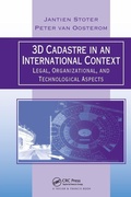 Cover: 3D Cadastre in an International Context - CRC Press