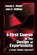 Cover: A First Course in the Design of Experiments - Routledge