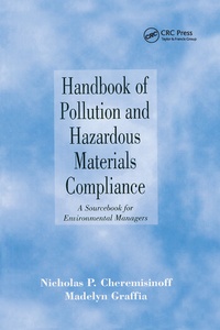 Abbildung von: Handbook of Pollution and Hazardous Materials Compliance - CRC Press