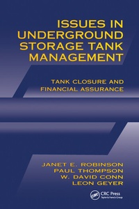 Abbildung von: Issues in Underground Storage Tank Management UST Closure and Financial Assurance - CRC Press