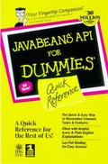 Cover: Javabeans Api for Dummies Quick Reference - Wiley