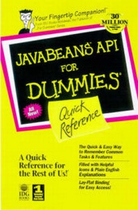 Enlarge image Cover: Javabeans Api for Dummies Quick Reference - Wiley