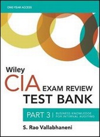 Abbildung von: Wiley CIA Test Bank 2021 - Wiley