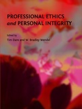 Cover: Professional Ethics and Personal Integrity - Cambridge Scholars Publishing
