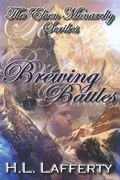 Cover: Brewing Battles - Ladies of the Lakes Publishing