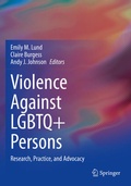 Cover: Violence Against LGBTQ+ Persons - Springer